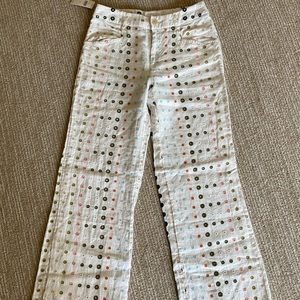 Anthropologie Linen Pants